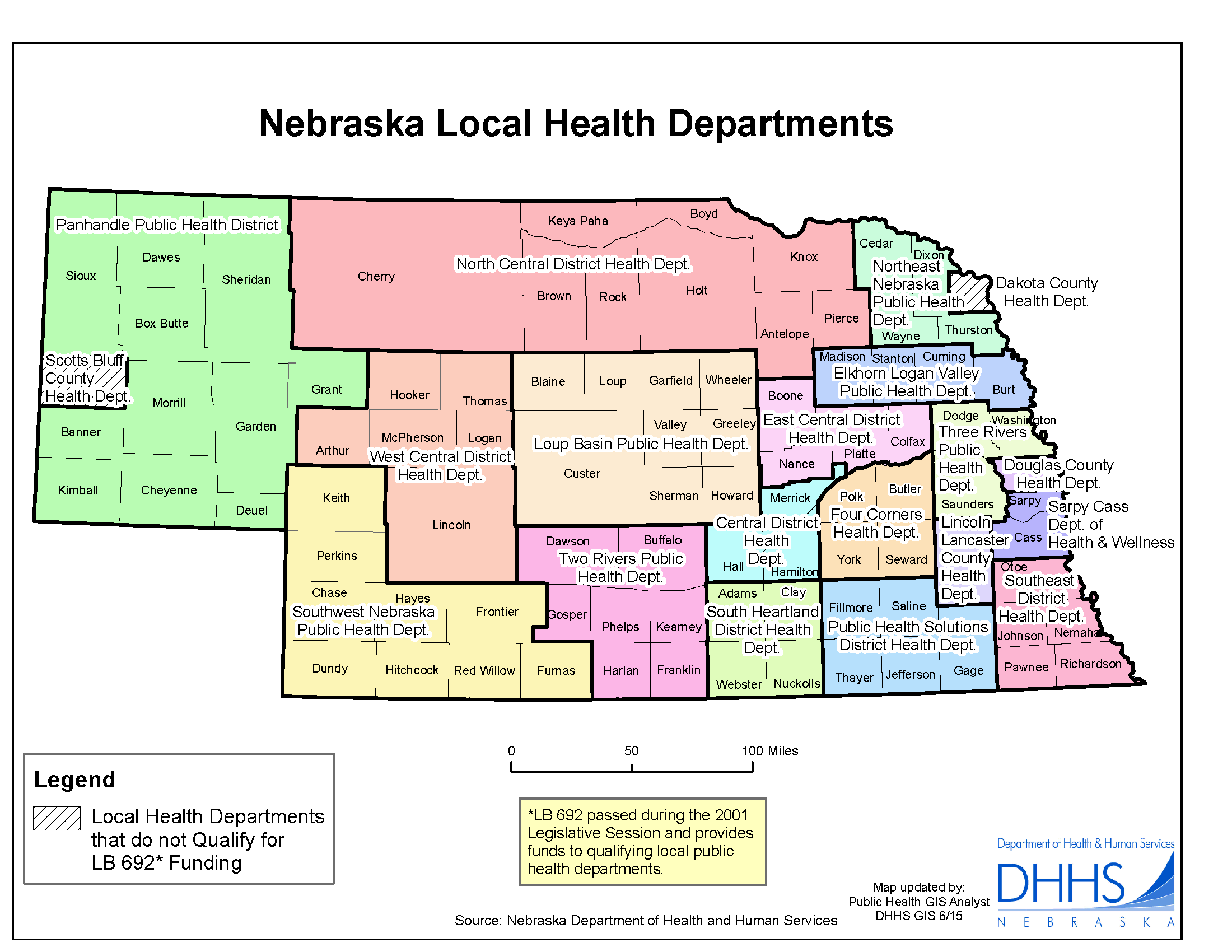 Nebraska Local Health Departments